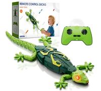 HYES Gecko Crawler Mural, Caméléon Crawling à distance, télécommande murale Gecko avec yeux lumineux, robot Lizard réaliste, jouet cadeau pour enfants, garçons, filles 3, 4, 5, 6, 7, 8