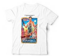 HYEWOI Big Trouble in Little China 80's Movie Poeter Tshirt Unisex & Kids Retro Vintage WhiteM