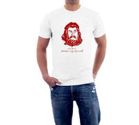 HYEWOI Blackadder T-Shirt Sea Captain Rum Woman's Legs Mouth My Lord Bottom My Lady White3XL