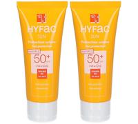 HYFAC Sun Protection solaire invisible SPF50+ anti-pollution Crème Pour La Peau 2x40 ml