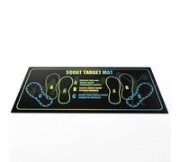 HYFAN Cible de squat peu encombrante - 80 x 35,1 cm - Tapis d'entraînement multifonction avec guides d'alignement des pieds pour appartements, petites salles de sport et voyage fitness (couleur)