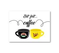 HYFBH mais Premier café Affiche Central Perk Luke's Diner Friends & Gilmore Girls Show Photo Toile Peinture Imprime café décor 50x70cm (20x28in) sans Cadre