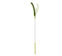 HYFEUOKF Cat Teasing Stick Bite Resistant Soothing Tool Dog Sage Feather Tail Grass Toy Pet Supplies(Green)