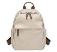 HYFEUOKF Sac D'éCole Sac à Dos de Grande capacité décontracté et Tendance, Petit Sac à Dos Polyvalent, léger, for Voyage de Banlieue, Cartable d'école for Femmes pour Garcon(Khaki)