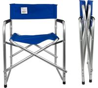 Hyfive Aluminium Bleu Administration Chaise Pliante Chaise de pêche Camping Accoudoir