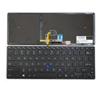 HYFOZAE Clavier d'ordinateur Portable rétroéclairé US pour Toshiba Portege X30-D X30-D1352 X30-D1354 X30-D1356 X30-E X30-E-BTO X30-E1346 Facile à remplacer