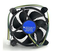 HYFOZAE Refroidisseur de processeur avec Ventilateur 90 mm et dissipateur Thermique en Aluminium pour Intel Core i3/i5/i7 Socket LGA1150/1155/1156 4 Broches E97379-003(E97379-003)