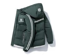 HYFZXWX Doudoune homme et femme H.usq-varnas hiver épaississement chaud manteau de ski coupe-vent à capuche foot/C/L