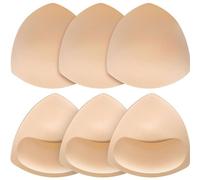 HYFZXWX Inserts de soutien-gorge, coussinets push-up, inserts de soutien-gorge amovibles, sous-vêtements, rehausseur de poitrine pour maillots de bain, bikinis, soutien-gorge de sport, 3 paires tétons