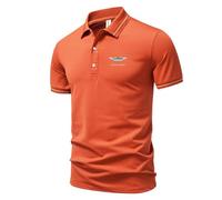 HYFZXWX Polo de golf pour hommes pour As_ton Mar_tin revers T-shirts à manches courtes T-shirt décontracté personnalisé/G/XL