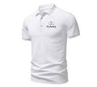 HYFZXWX Polo de golf pour hommes pour Ku-Bota revers T-shirts à manches courtes T-shirt décontracté fille/A/M