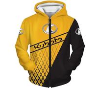 HYFZXWX Sweats à capuche pour hommes pour impression 3D Ku-Bota Pull à capuche décontracté Sweat-shirts Tops Étanche/C/XXL
