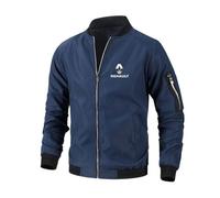 HYFZXWX Veste bomber légère Ren-ault pour hommes coupe-vent coupe ajustée manteau actif vêtements d'extérieur fitness/C/M