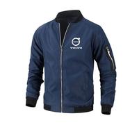 HYFZXWX Veste bomber légère Vo_LVo pour hommes coupe-vent coupe ajustée manteau actif vêtements d'extérieur sport/C/M