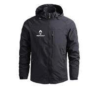 HYFZXWX Veste Ren-ault pour hommes sweat-shirt à capuche imperméable manteau coupe-vent d'extérieur vêt ements de sport veste/A/XXL