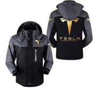 HYFZXWX Veste Te_SLA pour hommes sweat-shirt à capuche imperméable manteau coupe-vent d'extérieur vêtements de sport fitness/A/L