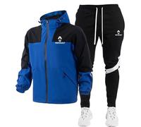 HYFZXWX Vestes imperméables pour hommes ensemble de survêtement Ren-ault costume de Jogging en plein air pull à capuche + pantalon ensemble d'alpinisme décontracté enfants/D4/S