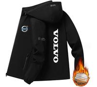 HYFZXWX Vestes rembourrées avec capuche pour hommes/femmes Vo_LVo automne-hiver chapeau détachable vestes Cardigan décontractées pour l'extérieur veste/C/S