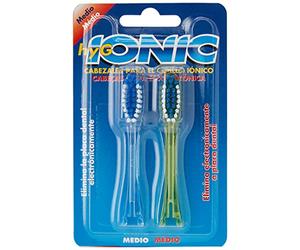 hyg Ionic Set de 2 recharges pour brosse à dents électronique moyen