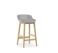 Hyg Tabouret de Bar H65 Chêne/Gris