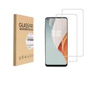 HYGAMOCC Lot de 2 films de protection d'écran en verre trempé pour OnePlus Nord N100 - Installation facile - Anti-rayures - Sans bulles - Dureté 9H