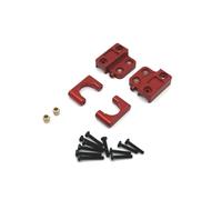 HYGAWQXXC Pièces détachées métalliques for Voitures radiocommandées : pièces de Fixation de Ressort d'essieu arrière compatibles avec Les modèles MN 1/12 MN82 LC79.(Rot)