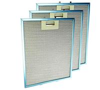 Hygena & Diplomat Lot de 3 filtres à graisse en métal pour hotte aspirante