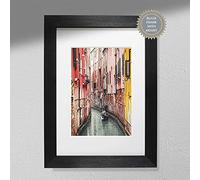 Hygge Creations Photographie flottante à Venise | Art mural de ville A3 seulement, papier blanc