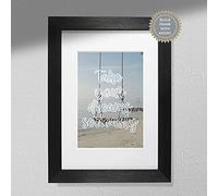 Hygge Creations Take Your Dreams Seriously Print - Impression motivante | Affiche Positive Cadre Noir sans Support A4
