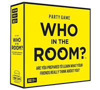 Hygge Games Who in The Room? 21033 - Jeu de Cartes « are You Prepared to Learn What Your Friends Really Think About You », Jaune
