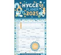 Hygge Planer 2025: Familienplaner, 5 große Spalten. Mit Ferienterminen, extra Spalte und Vorschau bis März 2026. Mit extra Platz für hyggelige Momente. Format: 27 x 46 cm