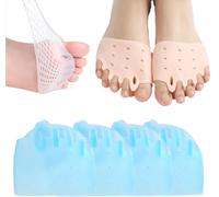 Hyggear Lot de 2/4 paires de séparateurs d'orteils en silicone, séparateurs d'orteils Hyggear, séparateurs d'orteils de pédicure, séparateurs d'orteils en silicone, respirants et doux, pour homme et