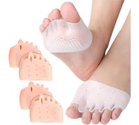 Hyggear Lot de 2 paires de séparateurs d'orteils en silicone pour femme, correcteur d'oignon, séparateurs d'orteils antidérapants pour corriger les orteils qui se chevauchent