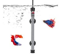 hygger 200W Submersible Chauffage d'aquarium réglable | avec régulateur de température Affichage LED Petit Chauffage pour Aquarium poisson Combattant adapté de 80 à 120 litres