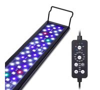 Hygger 24/7 Éclairage LED Full Spectrum pour Aquarium 48W avec 9 Couleurs et 10 Luminosités Réglables - Compatible Tanks 120-132cm