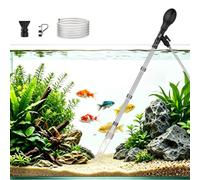 hygger Aspirateur Aquarium Siphon Changer Eau pour Nettoyer Sable Gravier L | Aquarium Changer l'eau Aspirateur de Gravier Sable pour la circulation du filtre d'eau lavage sable d'aspiration de fumier