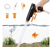 hygger Aspirateur de Boues Aquarium, 3 IN 1 Nettoyeur de Sol d'Aquarium Kit de Nettoyage de Gravier d'Aquarium Pour le changement d'eau et le nettoyage du gravier du filtre
