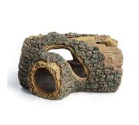 Hygger Betta - Décoration d'aquarium en résine Creuse en Forme de Tronc d'arbre - Décoration pour Aquarium de Petite et Moyenne Taille - avec Trous pour Que Les Petits Poissons et Animaux domestiques