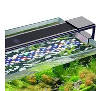 hygger Clip on Aquarium Éclairage, 10W 24/7 Éclairage Aquarium LED pour 18-30cm Réservoir Planté, Full Spectrum Fish Tank Light Avec Moniteur, 10 Couleurs, Minuterie Réglable,3 Modes