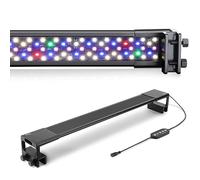 hygger Clip on Aquarium Éclairage, 26W 24/7 Éclairage Aquarium LED pour 75-82cm Réservoir Planté, Full Spectrum Fish Tank Light Avec Moniteur, 10 Couleurs, Minuterie Réglable,3 Modes