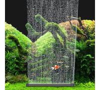 hygger Pierre à air pour aquarium - 25 cm - Bande à bulles d'oxygène - Diffuseur d'air pour aquarium - Avec tuyau d'air pour eau douce et salée