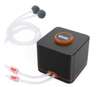 hygger Pompe à Air Aquarium, 11W Pompe à Air Aquarium Très Silencieuse Réglable Pompe à Oxygène pour Bol de Poisson de 2200 litres avec Tuyau Air, Pierre à Air Et Valve Anti Retour