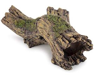 hygger RéSine pour DéCoration Fish Tank, RéSine Naufrage Bois Aquarium Grotte Aquarium Decoration Cave Artificielles en pour Aquarium Ornements DéCor Accueil Jardin Plantes de Jardin (Bois)