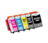 Hyggetech 202XL Cartouches d'encre compatibles Cartouches 202XL 202 XL compatibles avec Expression Premium XP-6000 XP-6005 XP-6100 XP-6105