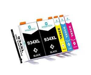 Hyggetech 934XL 935XL Cartouches Compatibles pour HP 934XL 935XL