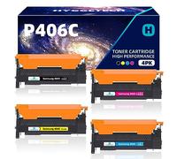 Hyggetech Toner compatible pour Samsung CLT-406S CLT-K406S CLT-P406C pour Samsung Xpress C460W C460FW C410W CLP-360 CLP-360N CLP-365 CLP-365W CLX-3300 CLX-3305 CLX-3305FW