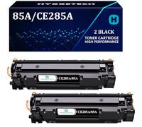 Hyggetech Toner noir compatible HP CE285A pour Laserjet P1102W/P1102/P1100/P1106/P1108/P1109/M1130/M1132/M1210/M1210MFP/M1212/M12/M112/M110MFP/212NF/MN1217NFW2