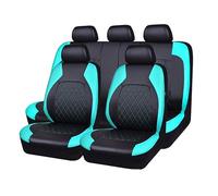 HYGGLY 9 pièces Ensembles De Housses Siège Voiture pour BMW 1 Series E87 (5door) 2004 2005-2010, Cuir Imperméable Respirant Housses de Siège Confortable Coussins Siège Protection Interieur
