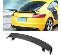 HYGGLY Becquet de Toit Arrière Universel pour Audi TT MK2 8J TTS 2008-2011, Aileron Arrière de Voiture Aileron de Coffre Arrière Couvercle de Coffre Ailes de Lèvre