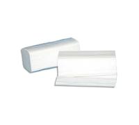 HYGIENE Colis de 30 Paquets de 100 Essuie-mains neutre 2 plis plié en W, 22 x 35 cm pour distributeur H2